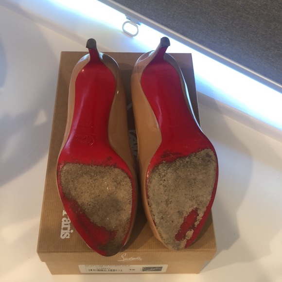 👠Reduced 👠 Christian Louboutin No Matter 85 Patent Calf - Picture 5 of 6